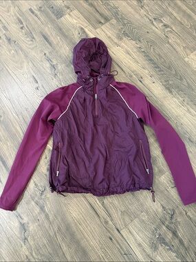 Outdoor Voices Plum Hooded Jacket